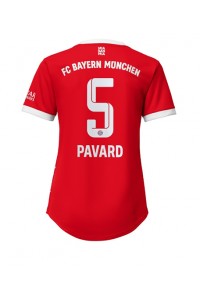 Fotbalové Dres Bayern Munich Benjamin Pavard #5 Dámské Domácí Oblečení 2022-23 Krátký Rukáv